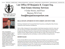 Tablet Screenshot of benjamincooperlaw.com